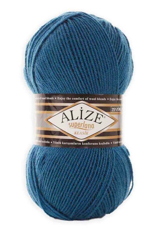 Alize - Alize Superlana Klasik El Örgü İpi Liman Mavisi 403