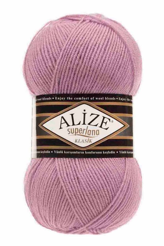 Alize - Alize Superlana Klasik El Örgü İpi Pembe Gül 295