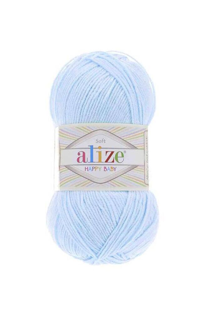 Alize - Alize Happy Baby El Örgü İpi Açık Mavi 183