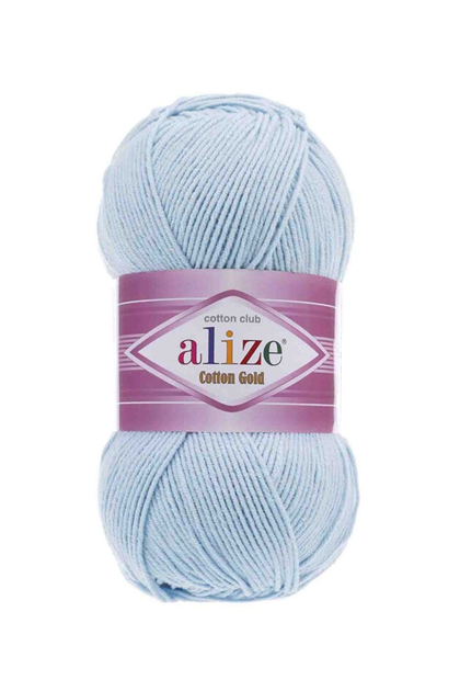 Alize - Alize Cotton Gold El Örgü İpi Kristal Mavi 513