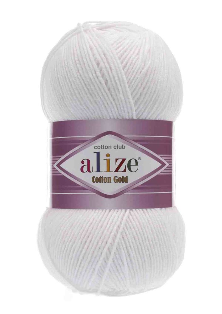 Alize Cotton Gold El Örgü İpi Beyaz 055