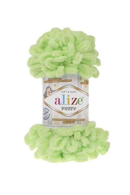Alize - Alize Puffy El Örgü İpi Yeşil 041