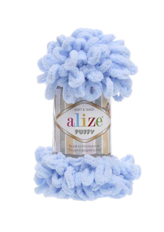 Alize - Alize Puffy El Örgü İpi Açık Mavi 183