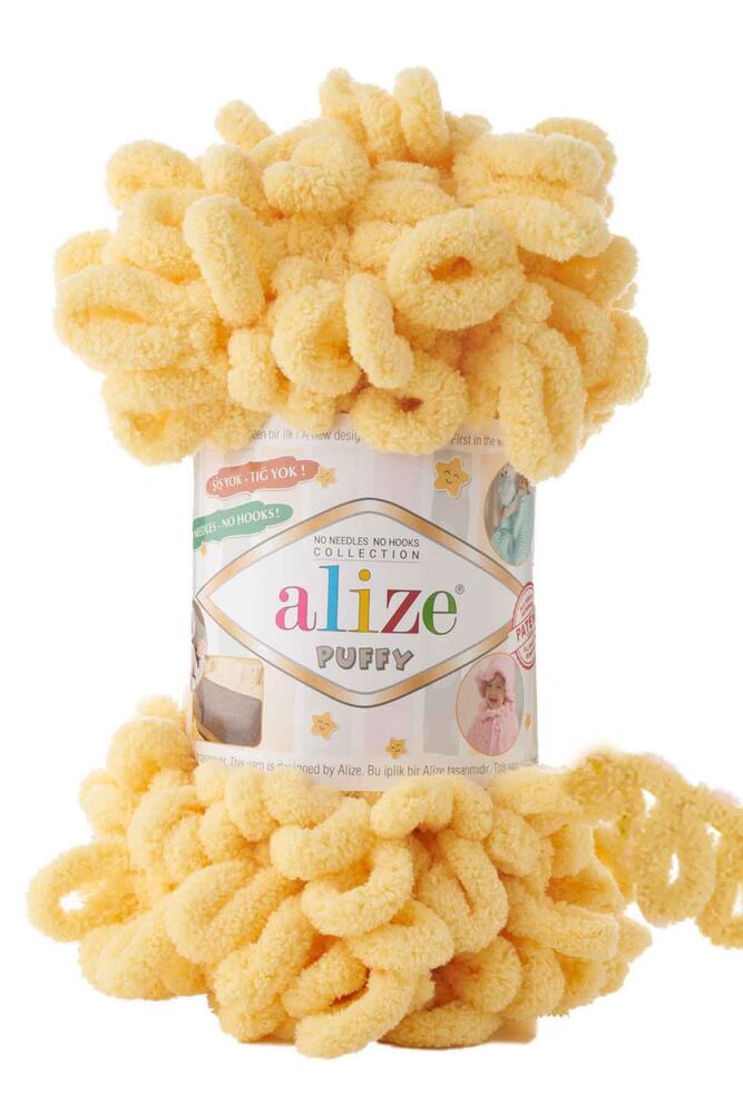 Alize Puffy Yarn/lemon 509