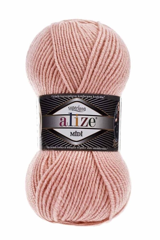Alize Superlana Midi Yarn | Crystal Pink 523