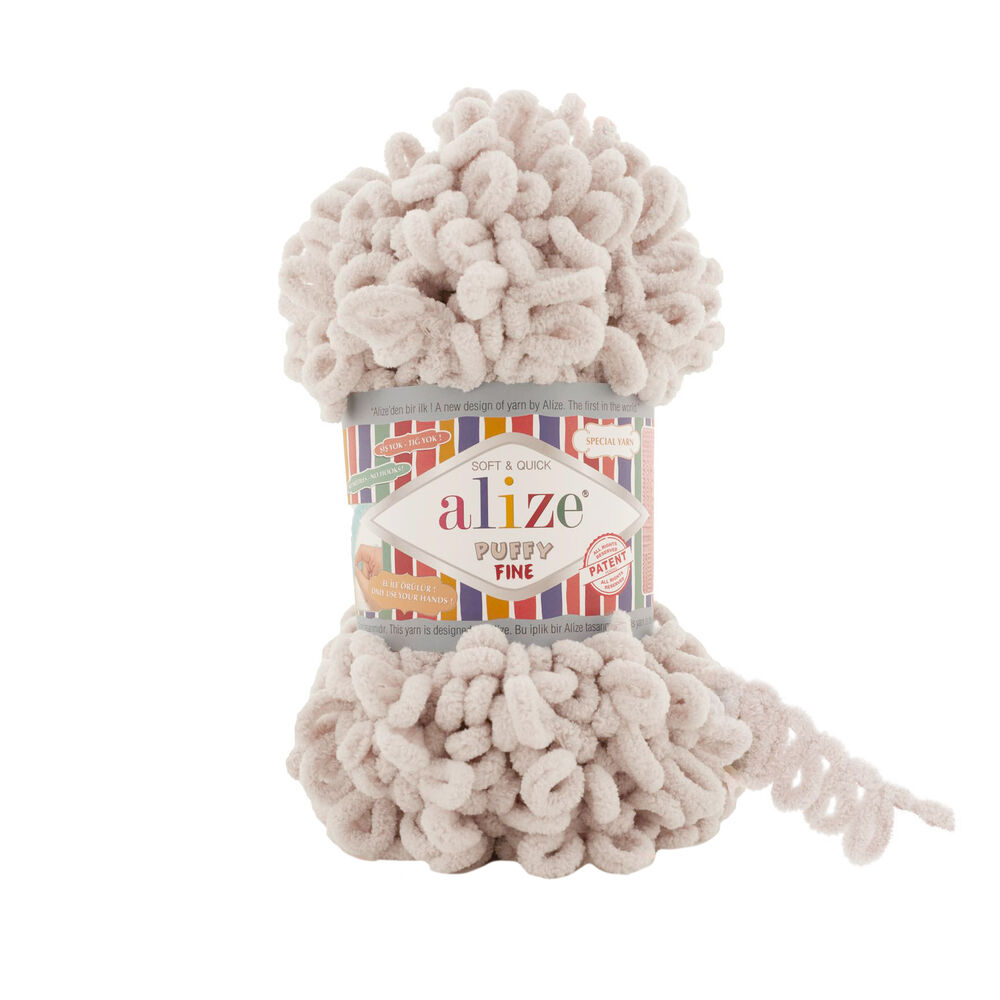 Alize Puffy Fine Yarn/İvory 599