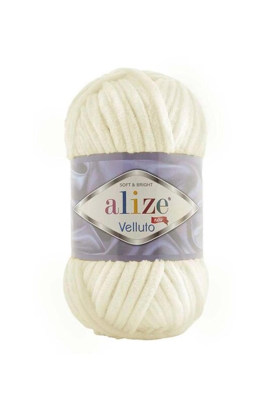 Alize - Alize Velluto Yarn 100 gr |light cream 062
