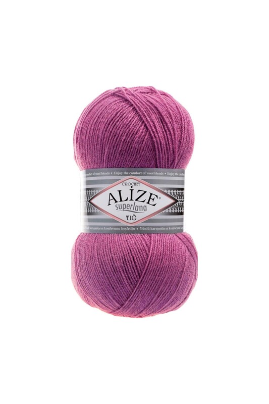 Alize - Alize Superlana Crochet Yarn | Dark Rose 440