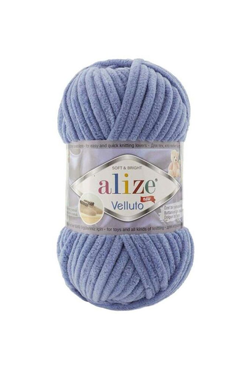 Alize Velluto Yarn/Denim 374