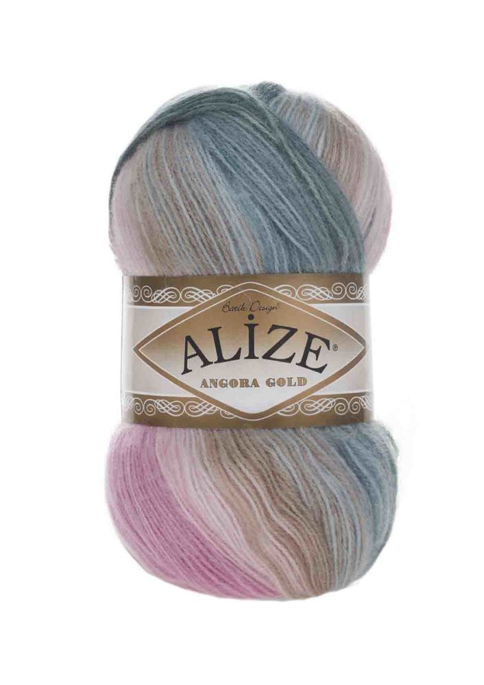 Alize Angora Gold Tie Dye Knitting Yarn 2970