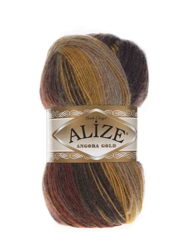 Alize Angora Gold Tie Dye Knitting Yarn 3379