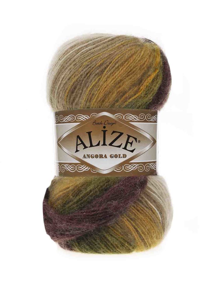 Alize Angora Gold Tie Dye Knitting Yarn 5850
