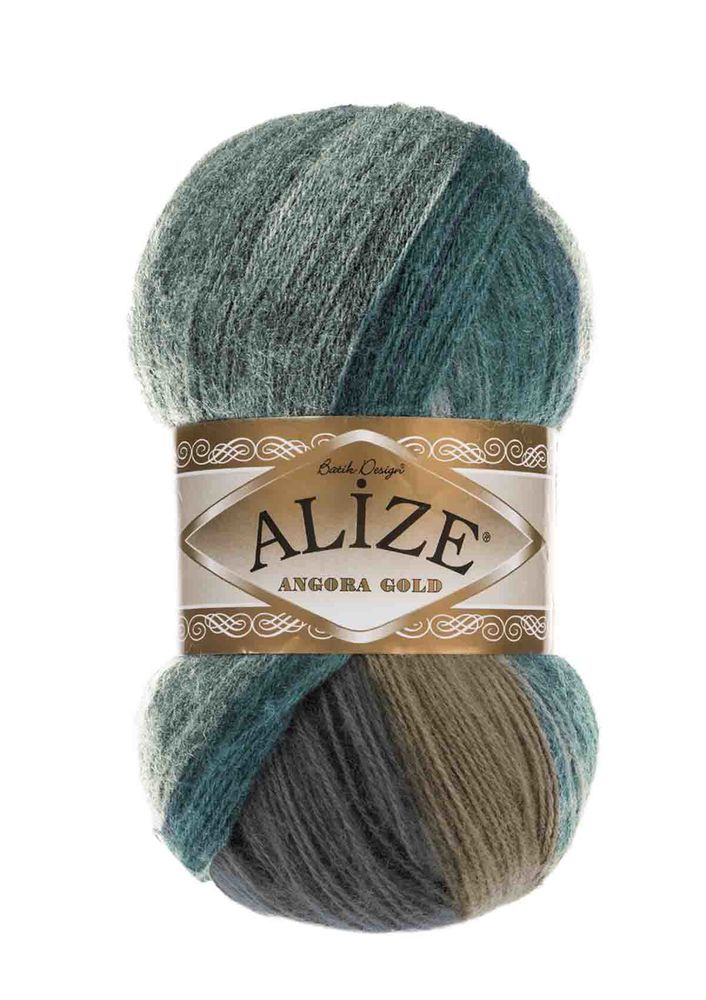 Alize Angora Gold Tie Dye Knitting Yarn 6920