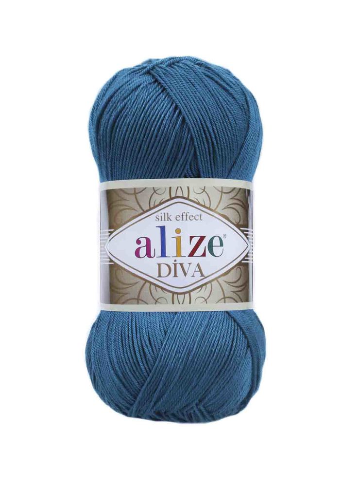 Alize Diva Yarn | Mykonos Blue 646
