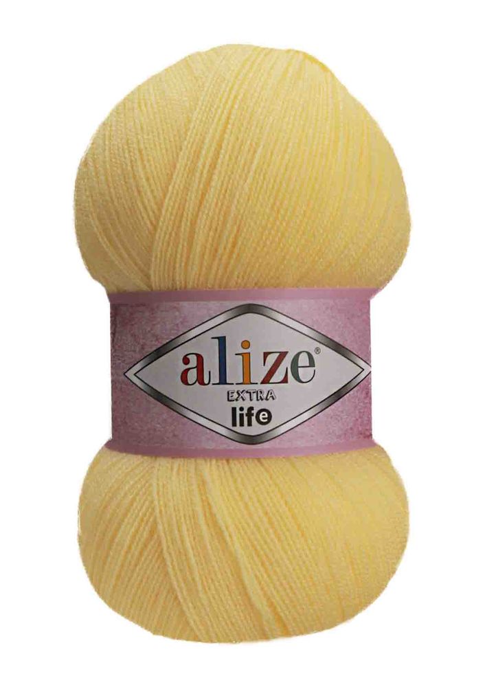 Alize Extra Life Yarn/Light Yellow 913