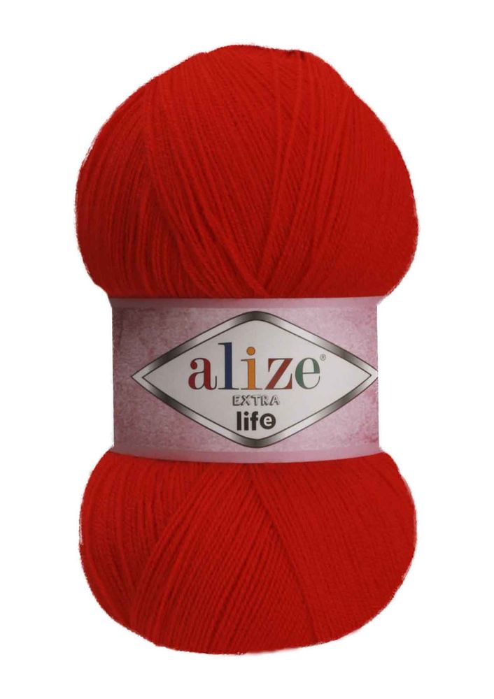 Alize Extra Life Yarn/Red 926