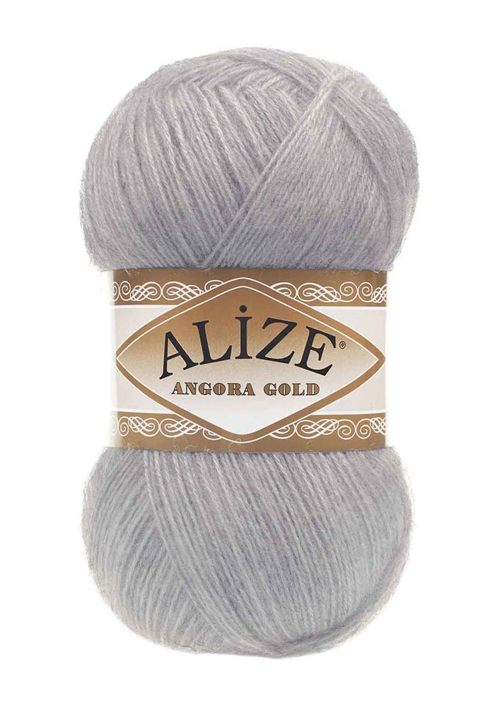 Alize Angora Gold Knitting Yarn Gray 614