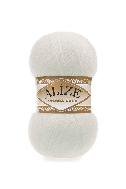 Alize Angora Gold Yarn| Light Cream 062