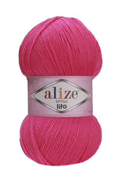 Alize Extra Life Yarn/Fuchsia 923