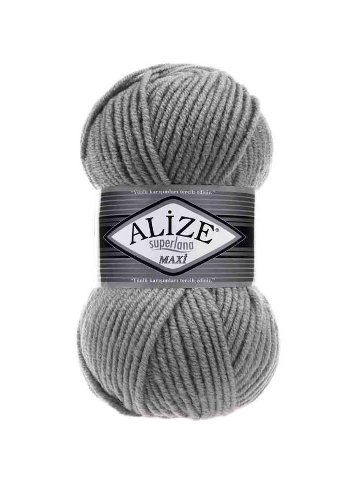 Alize Superlana Maxi Yarn/ Charcoal Gray 087