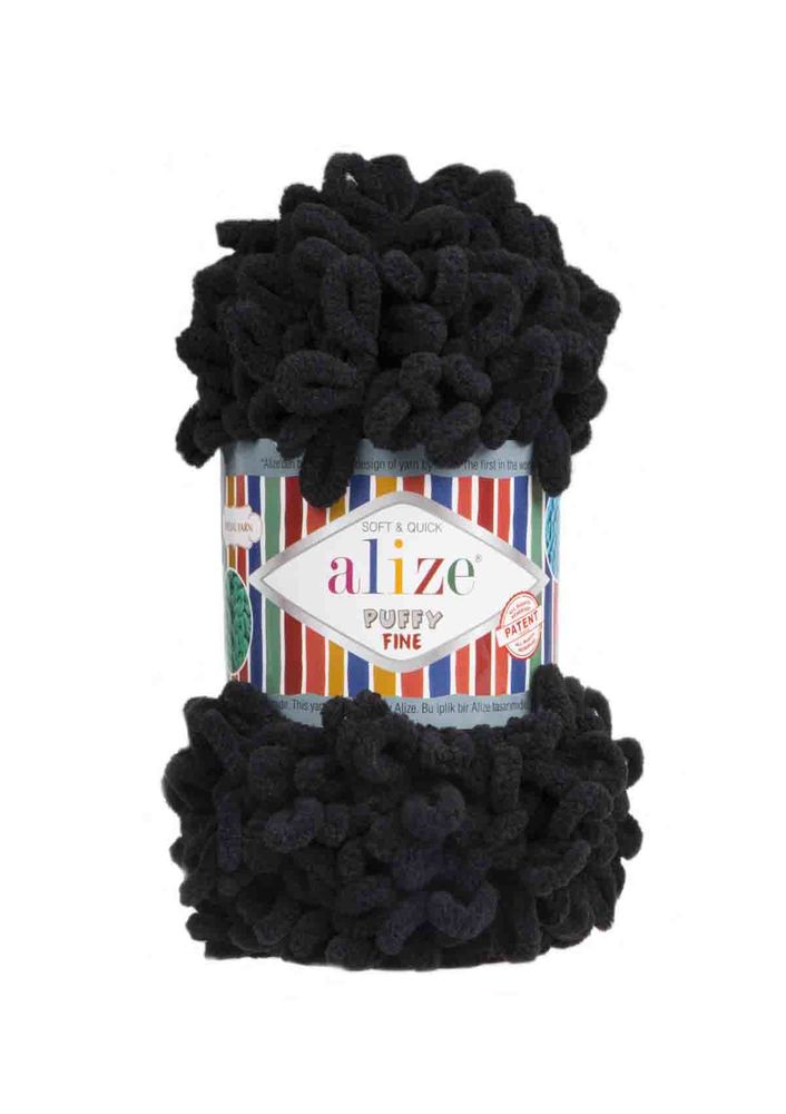 Alize Puffy Fine Yarn/black 060