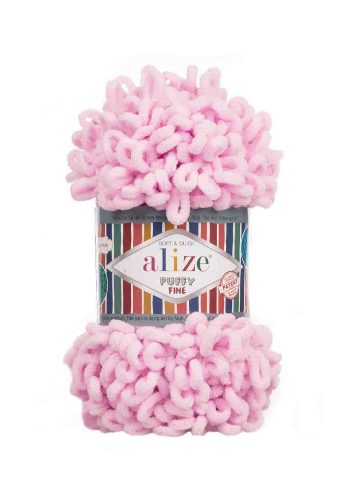 Alize Puffy Fine Color Yarn/light pink 194