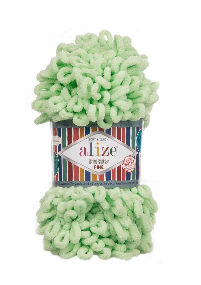 Alize Puffy Fine Yarn/green 516