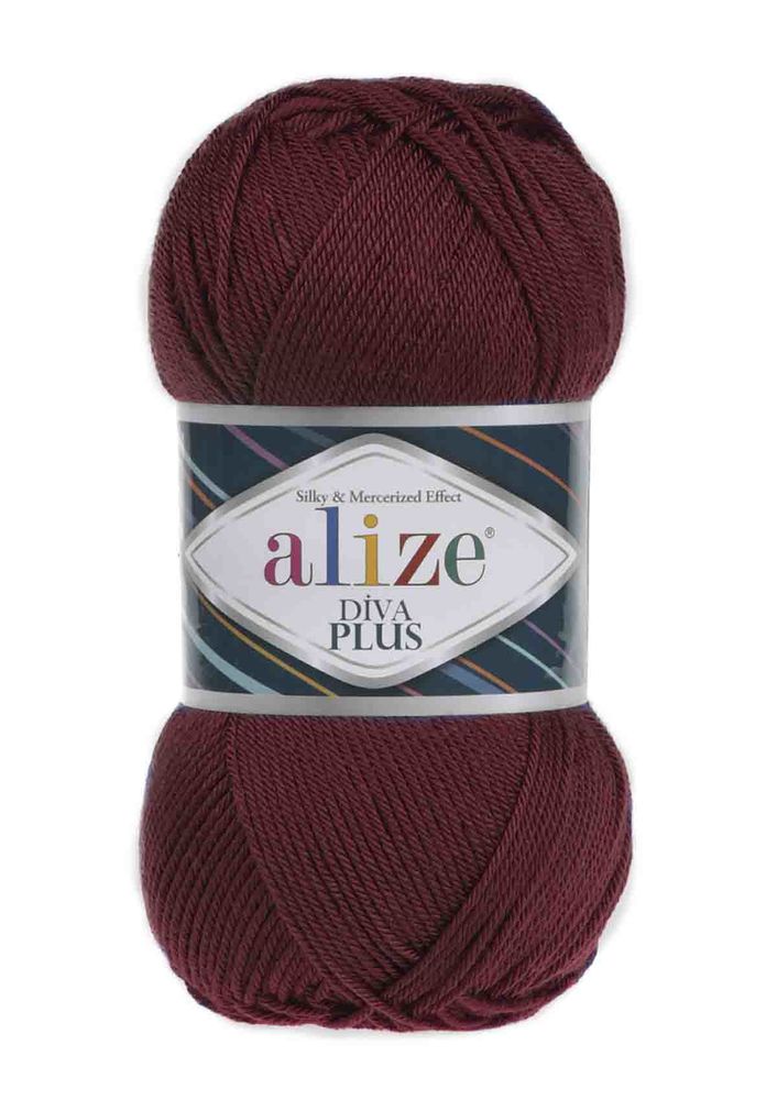 Alize Diva Plus Yarn /Burgundy 057