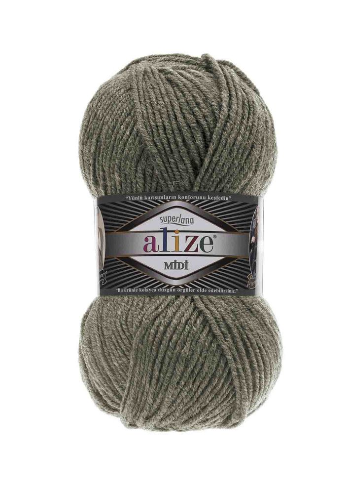 Alize Superlana Midi El Örgü İpi Haki 345