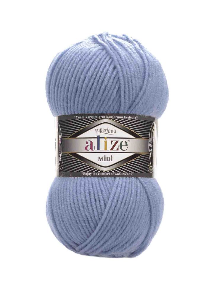 Alize Superlana Midi El Örgü İpi Mavi 381