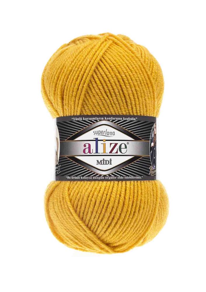 Alize Superlana Midi Yarn/Yellow 488