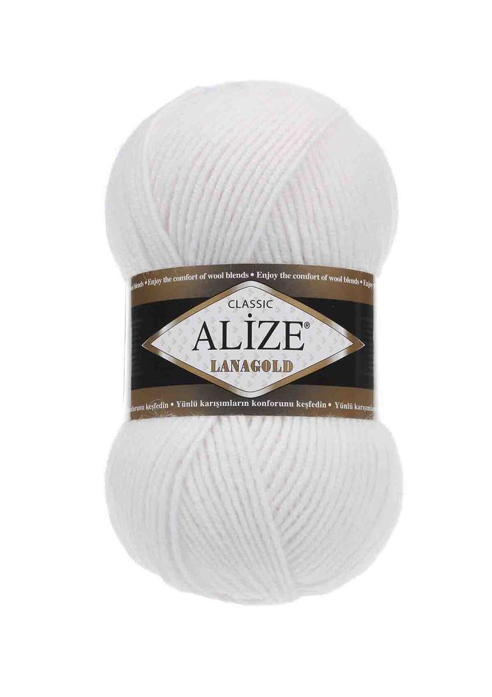 Alize Lanagold Yarn | White 055