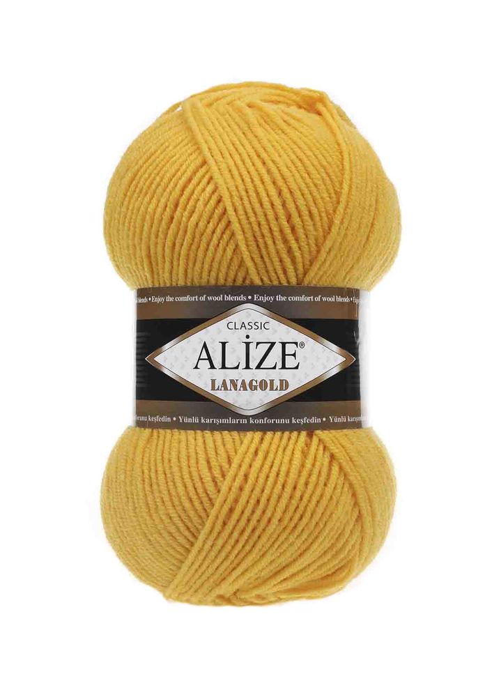 Alize Lanagold Yarn | Yellow 216