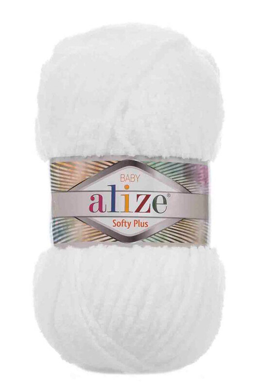 Alize - Alize Softy Plus Yarn /White 055