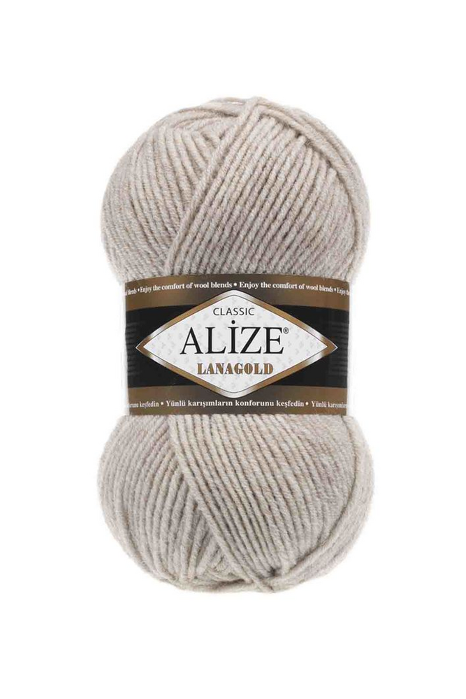 Alize Lanagold Yarn | Beige Melange 152