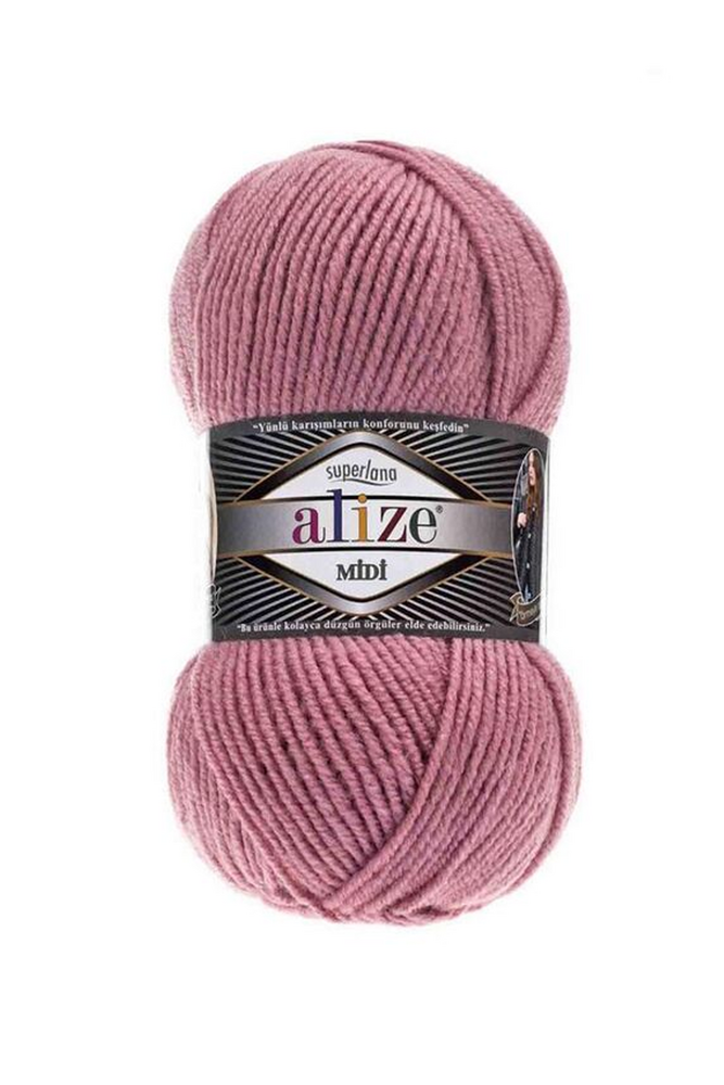 Alize Superlana Midi Yarn/Pink 204