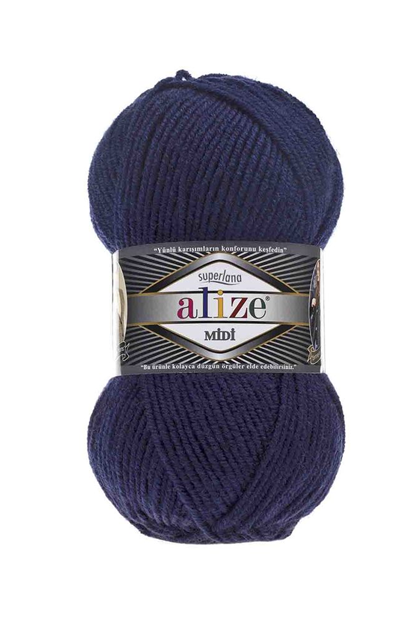 Alize Superlana Midi Yarn/Navy Blue 058