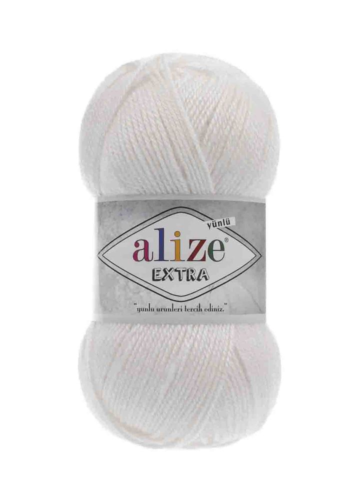 Alize Extra Yarn | White 055