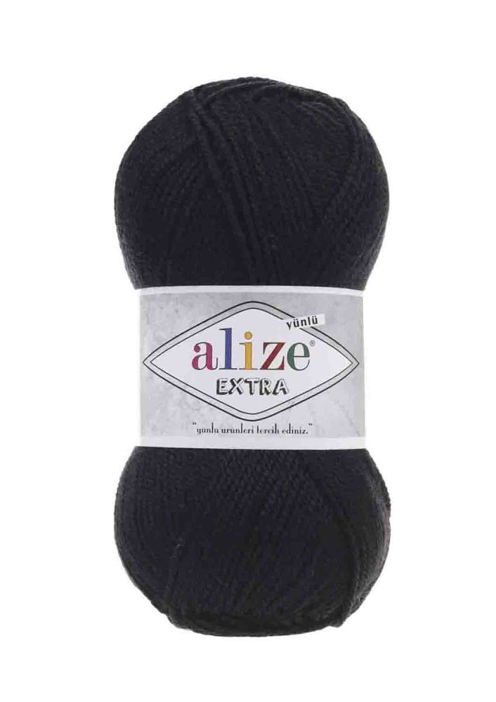 Alize Extra Yarn | Black 060