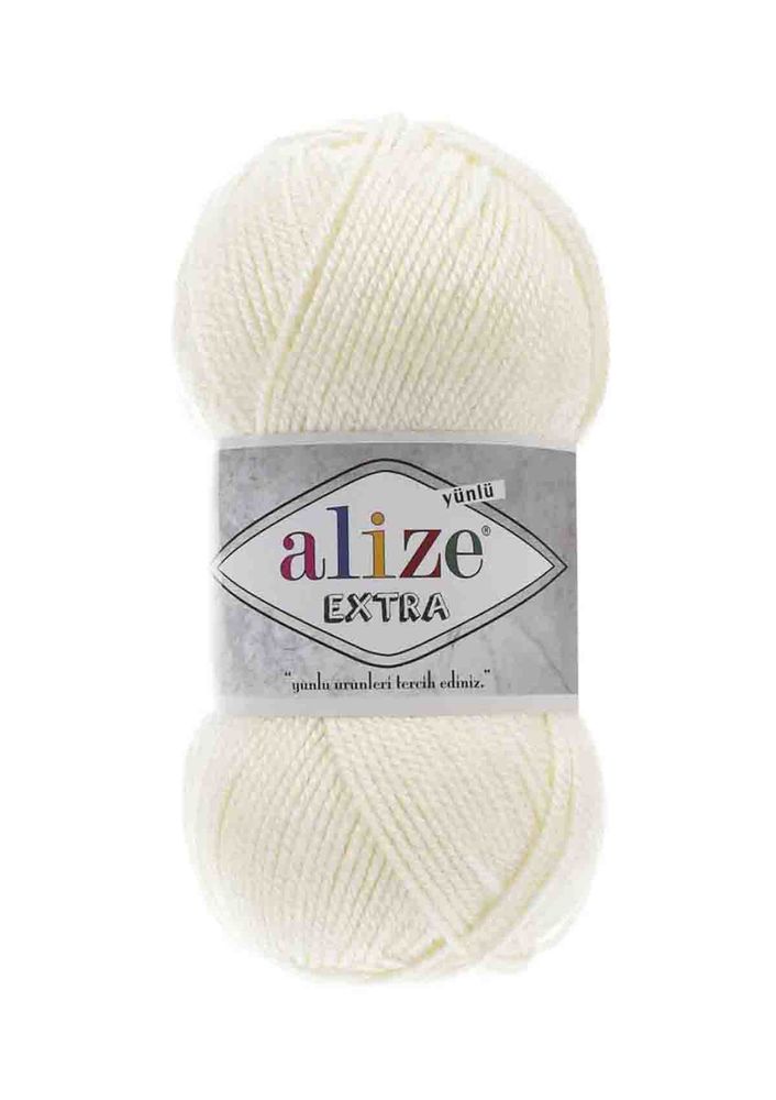 Alize Extra Yarn | Light Cream 062