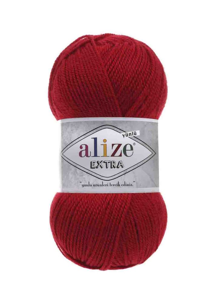 Alize Extra Yarn | Dark Red 106
