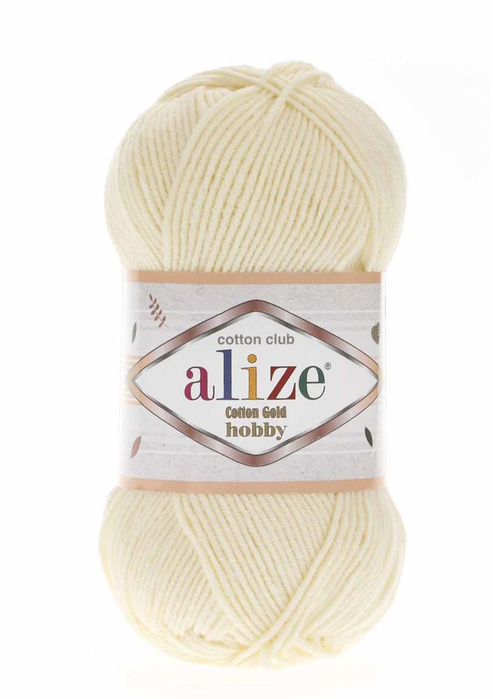 Alize Cotton Gold Hobby Yarn 50gr./Cream 001