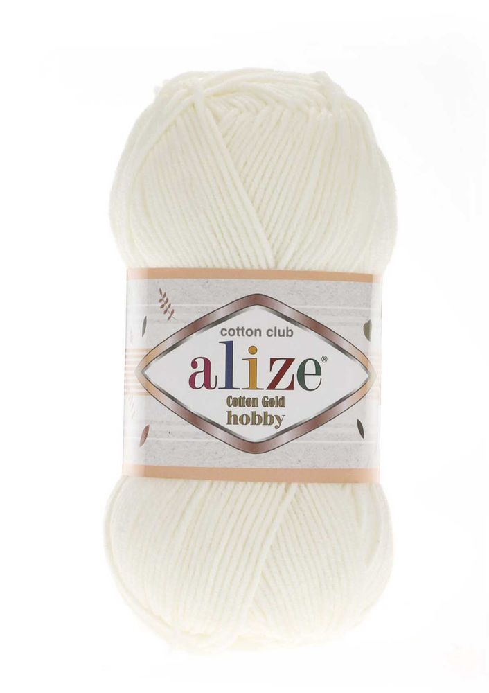 Alize Cotton Gold Hobby Yarn 50 gr Light Cream 062