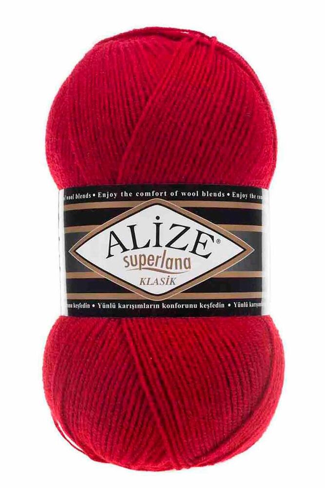 Alize Superlana Klasik Yarn/Red 056