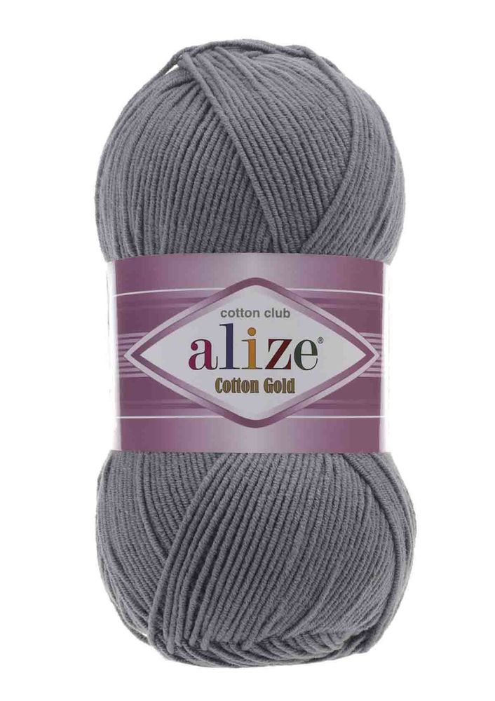 Alize Cotton Gold Yarn/Charcoal Gray 087