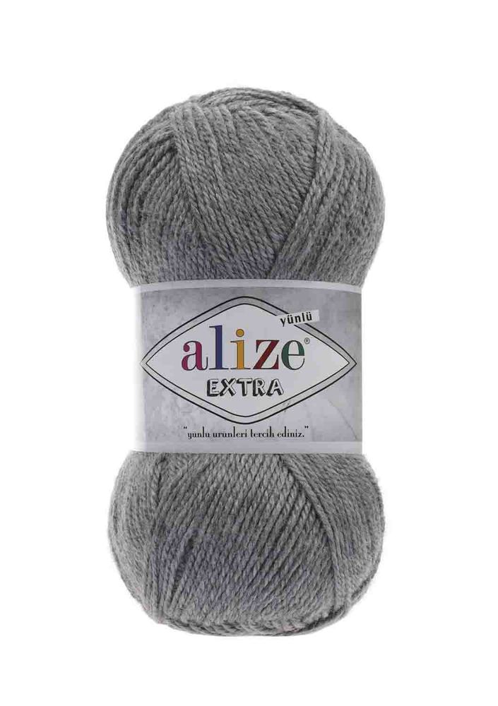 Alize Extra Yarn | Gray Melange 021