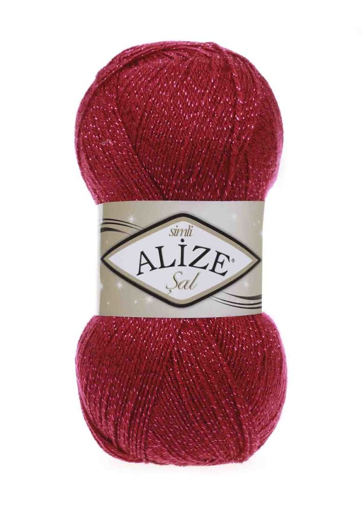 Alize Scarf Glitter Yarn | Ruby 649