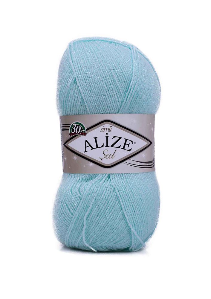 Alize Scarf Glitter Yarn | Sea Green 019