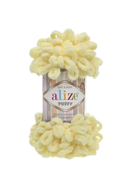 Alize Puffy Yarn/ light yellow 013