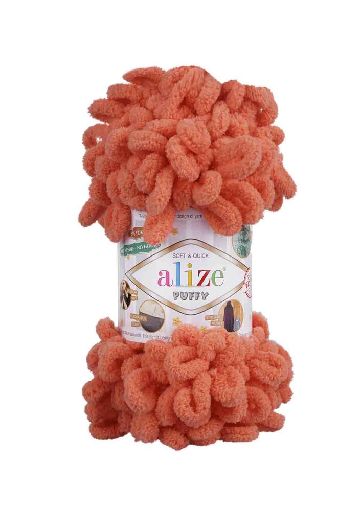 Alize Puffy Yarn/Coral 619